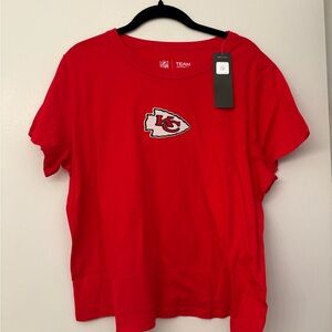 NWT KC Chiefs Embroidered Logo Tee from Old Navy
